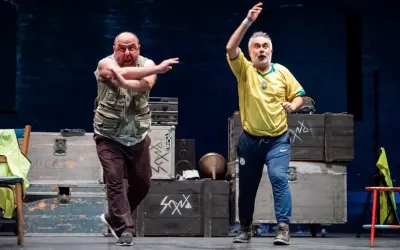 Moment de l'espectacle 'Ni rastre de qui vam ser' | Cedida